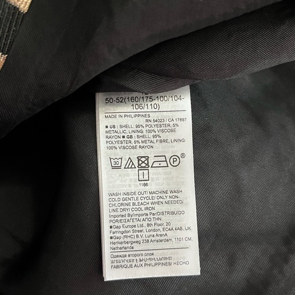 NWT Banana Republic Eclat Brocade Mini Skirt Metallic Gold Zebra - Picture 12 of 12